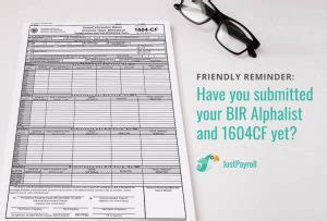 Friendly Reminder: Have you submitted your BIR Alphalist  .